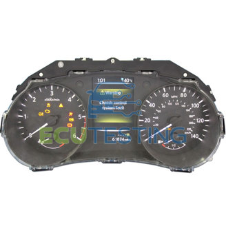 N° OEM: 4EA3C / REFL / 0RDP / 950A / 4EA1E / SH6L / 5FV1BAI2H / 4EA1ANJVP / 4EA2CERC7 / 4EA1ESJEF / 4EA1E SJEF - Nissan QASHQAI - Quadro strumenti integrato nel cruscotto