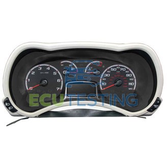 N° OEM: 51874057 / 51793561 / 5182055 / 51874060 / 51974775 / 51892053 / 52022881 / 51974778 / 52022877 / 52031579  / 52022879 / 51983700 / 51793559 / 51983704 / 51974781 - Ford KA - Quadro strumenti integrato nel cruscotto