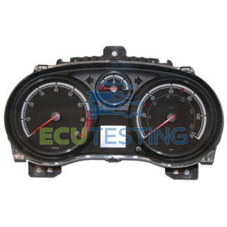 N° OEM: 1563657 / P0013264251 / P0013264264 / P0013373017 / P0013268431 / P0013312028 / P0013252149 / P0013264272 / 1597700 / A281202453 / A 28120245-3 / P0013285366 / P0013312034 / P0013264270 / P0013264267 / P0013252138 / P0013372989 / P0013373004 / P0013264283 / P0013252150 / P0013252137 - Opel CORSA - Quadro strumenti integrato nel cruscotto